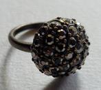 Mooie RING / Damesring met PYRIET Ringmaat: 17, Overige materialen, Verzenden, Nieuw, 17 tot 18