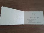 Antieke ondertrouwkaart uit 1914, Ophalen of Verzenden, Voor 1940, Gebruikt