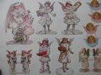Set Losse Kerst Poesieplaatjes - Kerstengel / Engel, Verzamelen, Poesieplaatjes, Verzenden