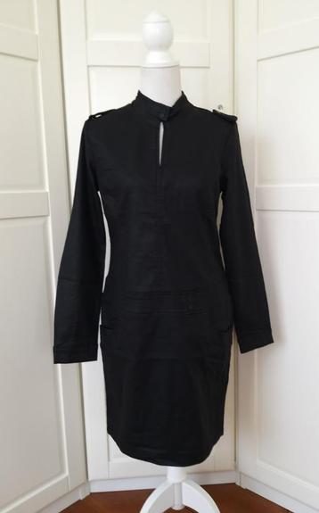 Geisha nieuwe zwarte coated jurk, maat S 36 (of M) beschikbaar voor biedingen