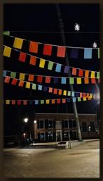 Festival vlaggenlijnen Stoffen vlaggetjes, Ophalen of Verzenden, Nieuw, Versiering, Overige