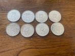Serie zilveren guldens Juliana 1954 - 1967, Postzegels en Munten, Munten | Nederland, 1 gulden, Koningin Juliana, Zilver, Ophalen of Verzenden