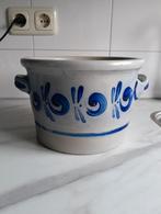 Delfts Blauw Bloempot met Oortjes, Antiek en Kunst, Antiek | Keramiek en Aardewerk, Ophalen of Verzenden