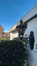 Klassieke gietijzeren tuinlantaarn, muurlantaarns wandwasbak, Ophalen, Staande lamp, 50 tot 250 watt, IJzer