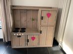 Steigerhout kinderkeuken, Ophalen, Gebruikt, Hout