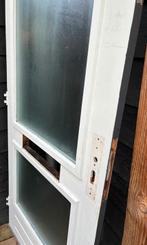 Hardhouten voordeur, Doe-het-zelf en Verbouw, Ophalen, Gebruikt, 80 tot 100 cm, Buitendeur