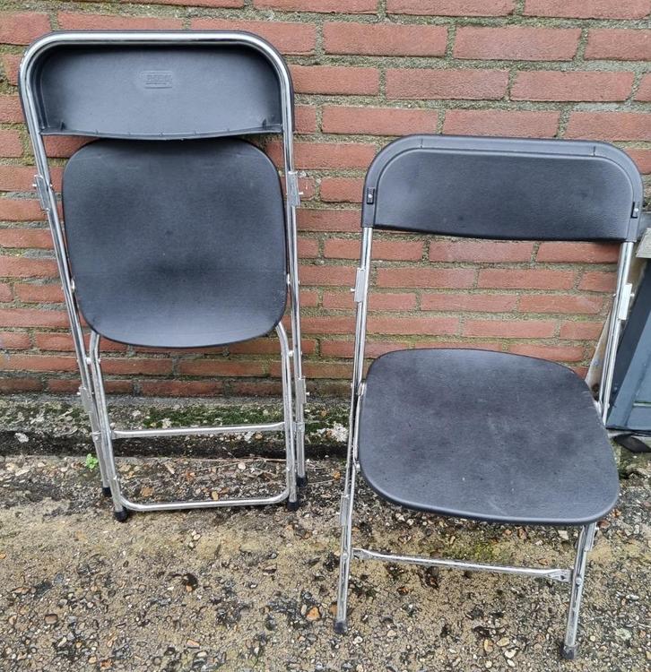 Te koop klapstoelen + koppelsysteem professionele kwaliteit, Hobby en Vrije tijd, Feestartikelen, Gebruikt, Ophalen