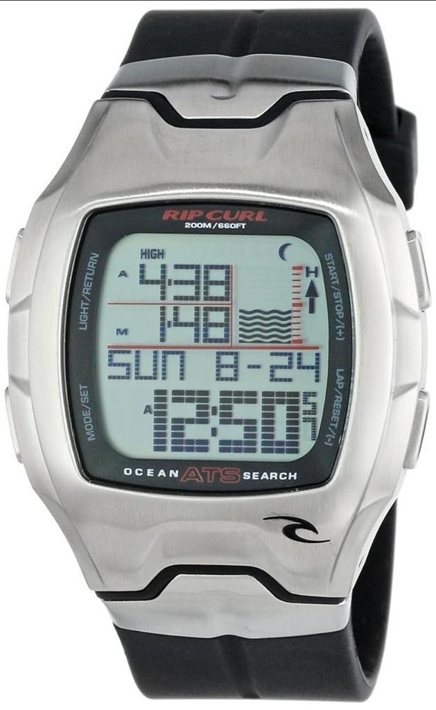 rip curl ocean ATS search getij horloge retro zeldzaam, Sieraden, Tassen en Uiterlijk, Sporthorloges, Zo goed als nieuw, iOS, Ophalen of Verzenden