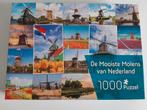 Legpuzzel 1000 x stukjes Molens NL, Ophalen of Verzenden, 500 t/m 1500 stukjes, Zo goed als nieuw