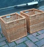 2 branas manden voor ikea kallax Vakkenkast, Ophalen, Zo goed als nieuw, Rechthoekig, Riet