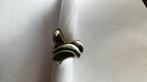 Moderne sterling scandinavische ring, Ophalen of Verzenden, Zo goed als nieuw, Zilver, Dame