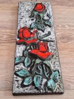 Ruscha art tegel wandtegel keramiek rozen, Antiek en Kunst, Ophalen