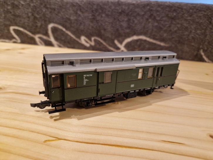 Sachsenmodelle 14211 DB Packwagen PW posti 34, Hobby en Vrije tijd, Modeltreinen | H0, Gebruikt, Wagon, Gelijkstroom, Ophalen of Verzenden