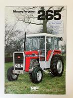 Massey Ferguson 265 trekker tractor folder brochure, Ophalen of Verzenden, Gelezen