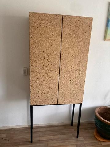 Buffetkast - spiegelkast - kurk (b x h x d = 75 x 180 x 35) beschikbaar voor biedingen