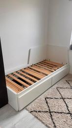 Ikea Flekke Bedframe - Wit - Eenpersoons, Huis en Inrichting, Eenpersoons, Wit, Ophalen of Verzenden, Zo goed als nieuw