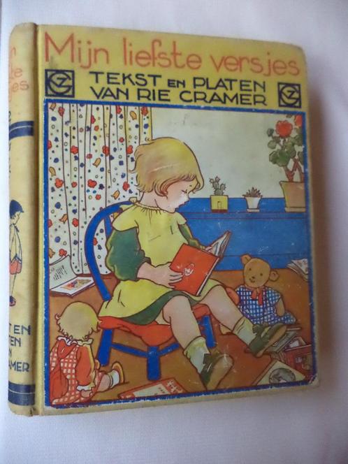 Rie Cramer, Mijn liefste versjes, oude 1e druk 1932, Boeken, Kinderboeken | Kleuters, Gelezen, Ophalen of Verzenden