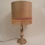 Schemerlamp vintage boudoir stijl goud franje, Ophalen of Verzenden, Nieuw, Stof, Minder dan 50 cm