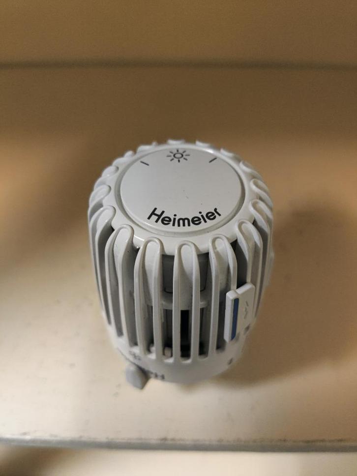 5x Heimeier thermostaat knop met vloeistof voeler, Doe-het-zelf en Verbouw, Verwarming en Radiatoren, Nieuw, Radiator, Minder dan 30 cm