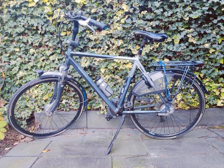 Gazelle Eclipse herenfiets, Fietsen en Brommers, Fietsen | Heren | Herenfietsen, Gebruikt, Gazelle, 53 tot 57 cm, Versnellingen