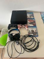 PS4 + HORI RACESTUUR, Ophalen, Met games, Met 2 controllers, Zo goed als nieuw
