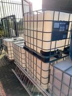 4x IBC tanken, Tuin en Terras, Regentonnen, Ophalen, Kunststof, Gebruikt, Met kraantje