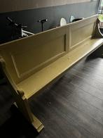Vintage kerkbank, Ophalen, 250 tot 300 cm, Gebruikt, Rechte bank