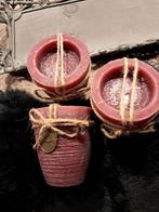 Countryfield kaars beker., Huis en Inrichting, Woonaccessoires | Kandelaars en Kaarsen, Overige materialen, Ophalen of Verzenden