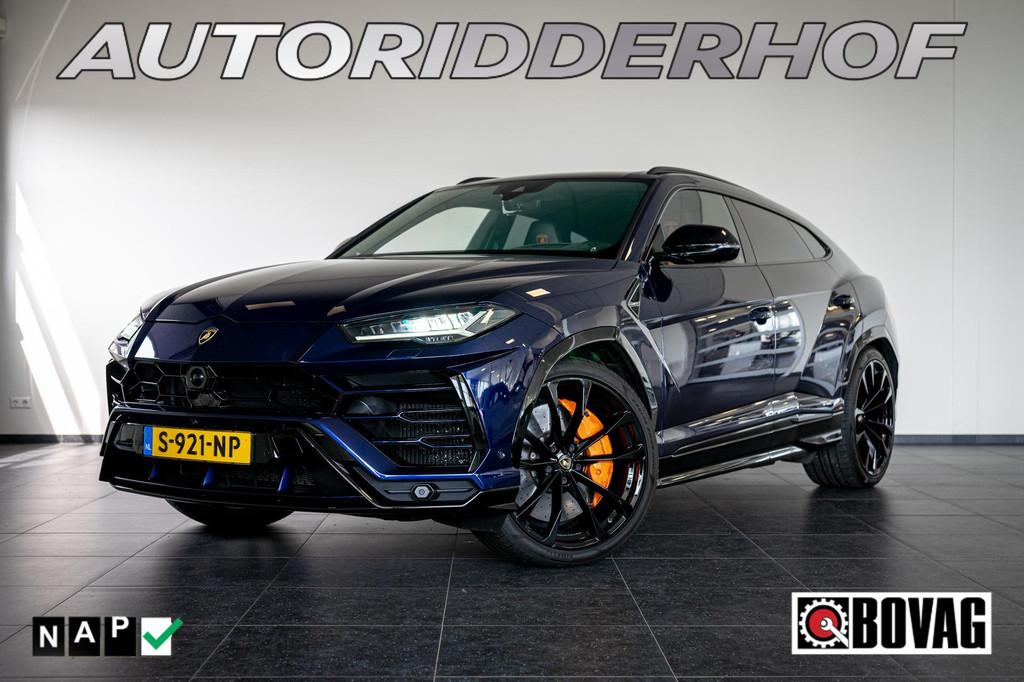 Lamborghini Urus 4.0 V8 | Akra | 23 Inch | Pano | B&O | HUD, Auto's, Lamborghini, Automaat, Urus, Gebruikt, Blauw