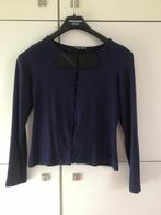 Donkerblauw vestje met strik van Juffrouw Jansen, maat 38., Maat 38/40 (M), Gedragen, Juffrouw Jansen, Verzenden