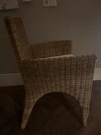Rieten Rivièra Maison stoel voor huis/serre, Huis en Inrichting, Ophalen, Bruin, Riet of Rotan, Zo goed als nieuw
