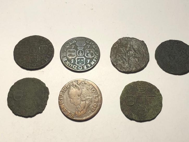 Set munten Bisdom Luik 1641- 1751, Postzegels en Munten, Munten | Europa | Niet-Euromunten, Setje, België, Ophalen of Verzenden
