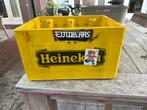 Heineken Fietskrat - Geel, Ophalen, Gebruikt