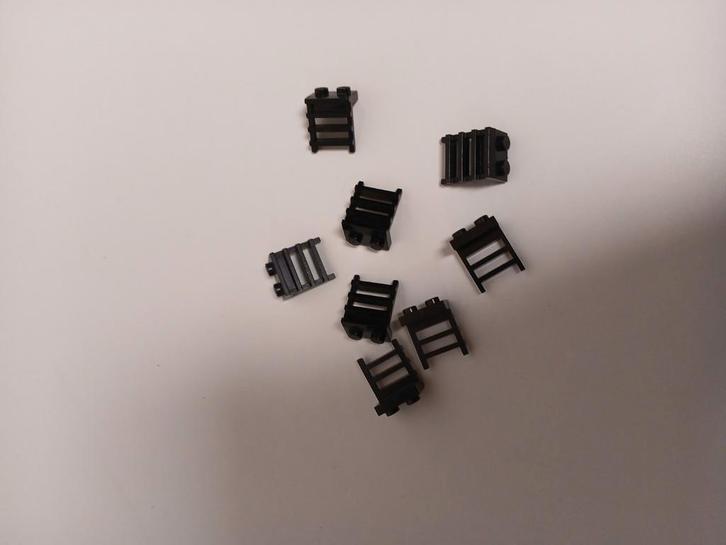 8x lego trein trap zwart peron 12v en 4,5v trein, Kinderen en Baby's, Speelgoed | Duplo en Lego, Zo goed als nieuw, Ophalen of Verzenden