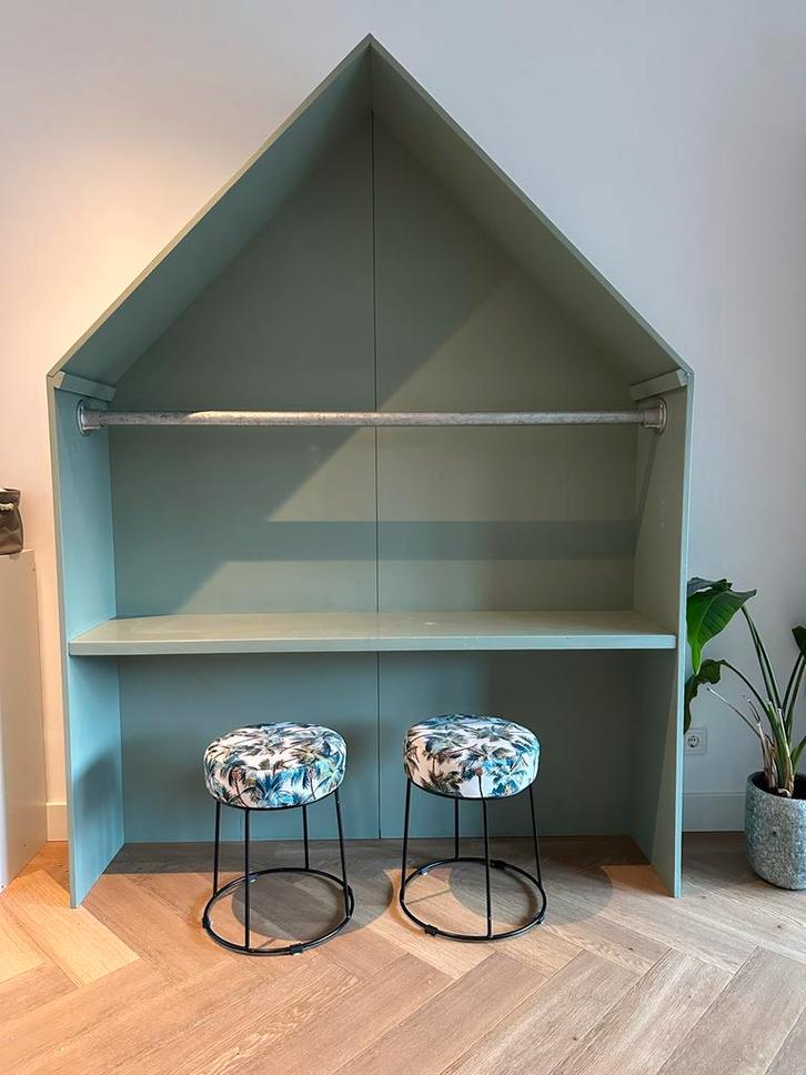 Houten Bureauhuisje / Speelhoek Huisje / kinderbureau, Kinderen en Baby's, Kinderkamer | Inrichting en Decoratie, Zo goed als nieuw