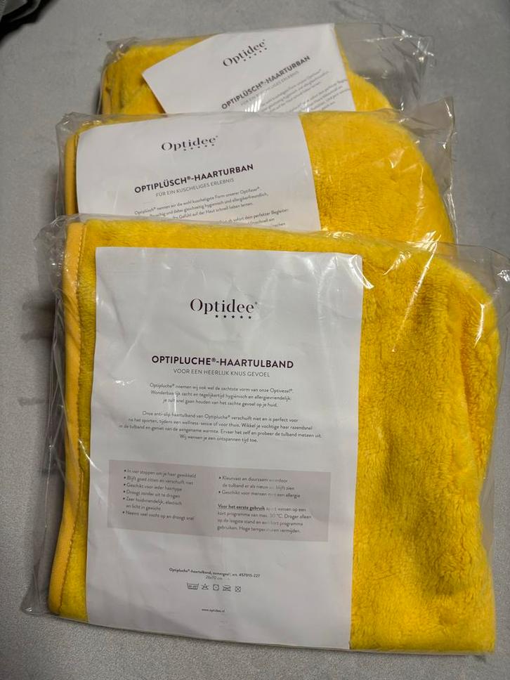 Optidee Haartulband - Nieuw!, Huis en Inrichting, Badkamer | Badtextiel en Accessoires, Nieuw, Verzenden