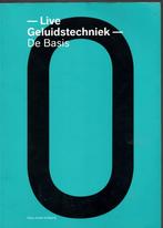 Geluidstechniek Geluidstechnicus, Boeken, Niels Jonker, Zo goed als nieuw, Instrument, Verzenden