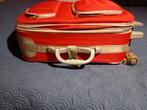Rode Reiskoffer met Wieltjes, Sieraden, Tassen en Uiterlijk, Koffers, Overige materialen, Gebruikt, 50 tot 60 cm, Ophalen of Verzenden