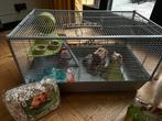 Grote en mooie hamsterkooi, Kooi, Zo goed als nieuw, Hamster, 75 tot 110 cm