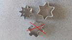 Metalen uitstekers stervorm, Ophalen of Verzenden, Gebruikt, Taarten of Cupcakes, Versiering