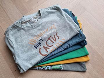 Pakket jongens T-shirts 122-128, Z8, B-nosy ea beschikbaar voor biedingen