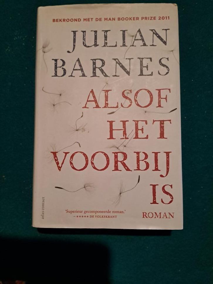 Barnes  Alsof het voorbij is, Boeken, Romans, Zo goed als nieuw, Ophalen of Verzenden