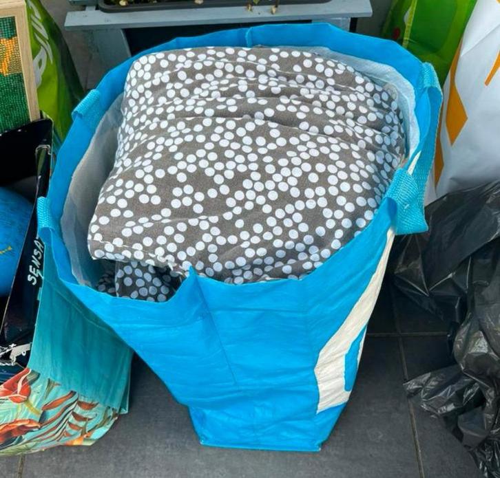 Grote tas vol met Beddengoed + Tafellakentjes ( 3 st)+++++, Huis en Inrichting, Slaapkamer | Beddengoed, Gebruikt, Ophalen of Verzenden