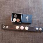 Lederen Noosa armband met extra chunks, maat S, Ophalen of Verzenden, Gebruikt, Bruin, Leer