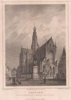Haarlem De Groote Kerk en het Standbeeld van L.Jz. Coster, Antiek en Kunst, Ophalen of Verzenden