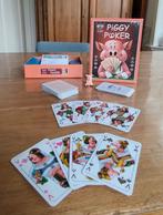 Piggy Poker Kaartspel, Drie of vier spelers, Ophalen of Verzenden, Zo goed als nieuw