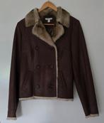 Warme winterjas: Bandolera mt 36, Kleding | Dames, Ophalen of Verzenden, Zo goed als nieuw, Maat 36 (S), Bruin