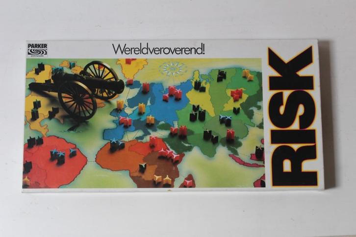 risk, Hobby en Vrije tijd, Gezelschapsspellen | Bordspellen, Gebruikt, Een of twee spelers, Drie of vier spelers, Vijf spelers of meer