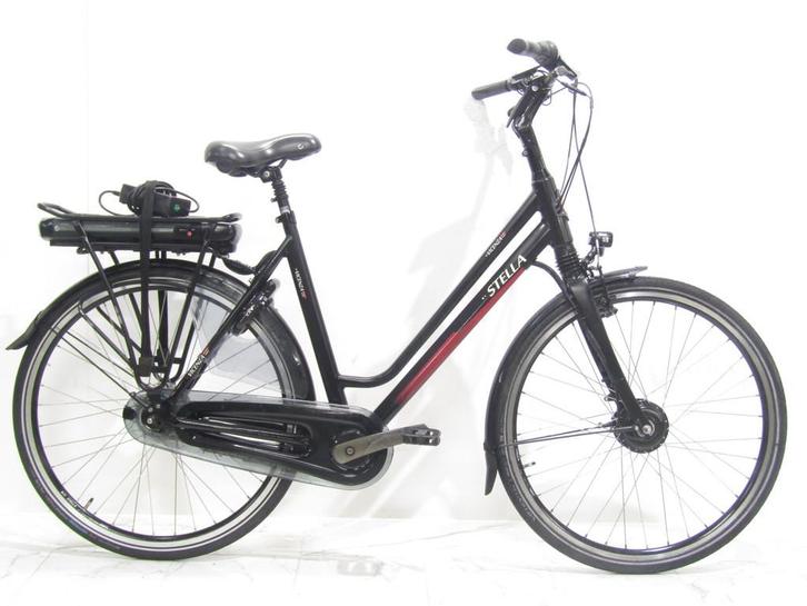 Stella Vicenza zwart dames 56cm 28inch, Fietsen en Brommers, Elektrische fietsen, Gebruikt, Overige merken, 55 tot 59 cm