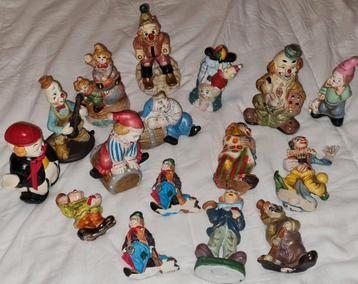  clowns  beeldjes porseleinen clowns beeldjes  beschikbaar voor biedingen